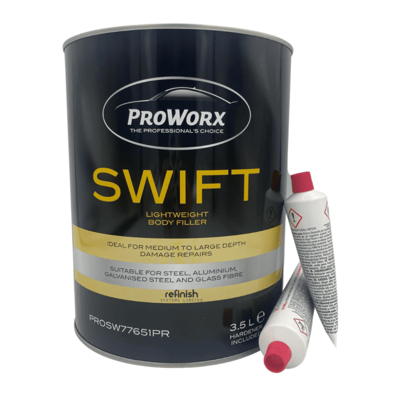 Proworx Swift Auto Body Filler 3.5L Refinish Systems Ltd