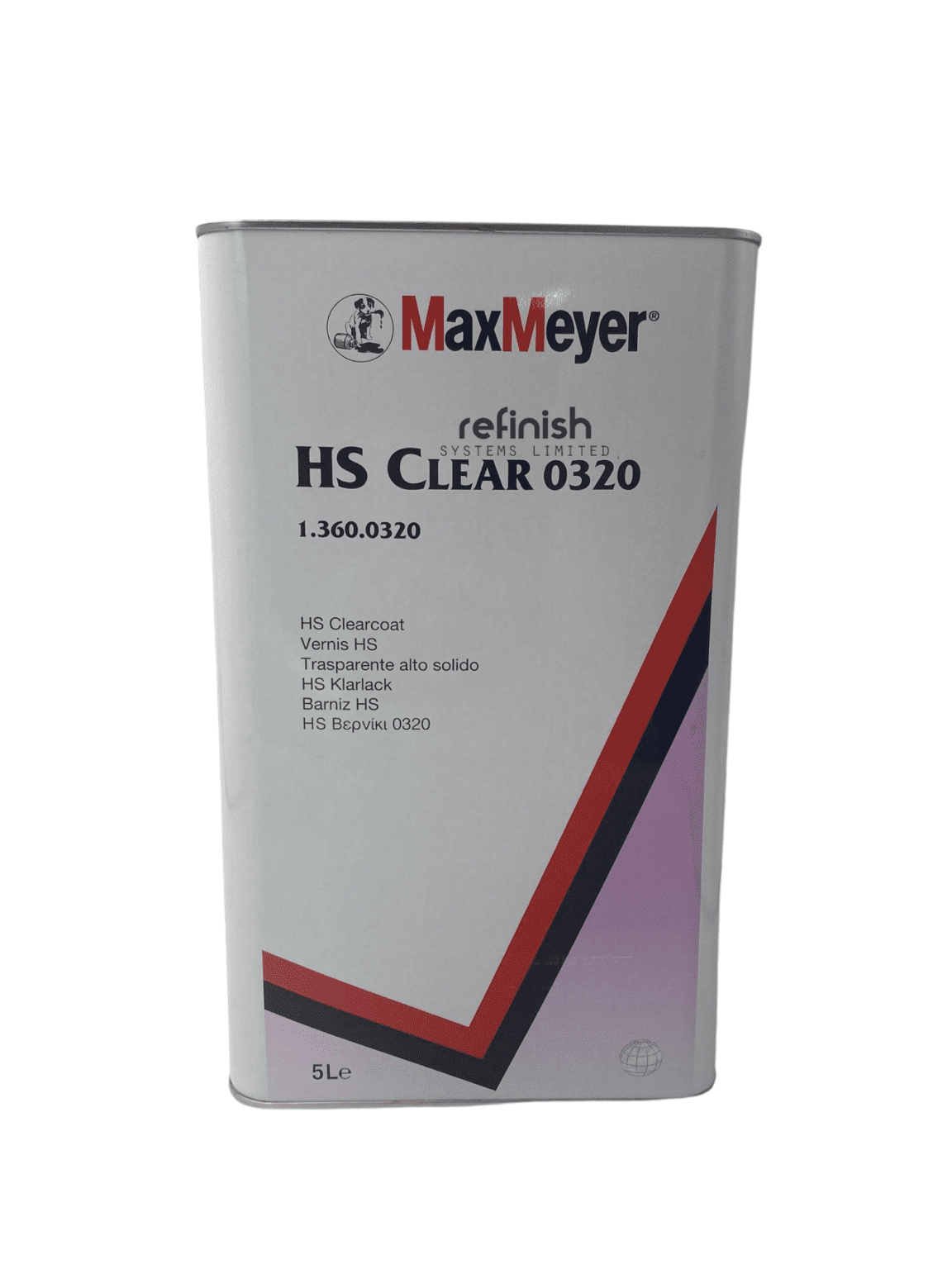 Max Meyer 0320 HS Clear Lacquer 5L | Refinish Systems Ltd